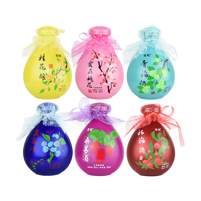 ���ȹ���Ůʿ�Ͷ����΢���� �һ���𻨾���÷�Ӿ�5����Ů������ 6ƿ6��ζ���ɵ���ζ��4�Ʊ���