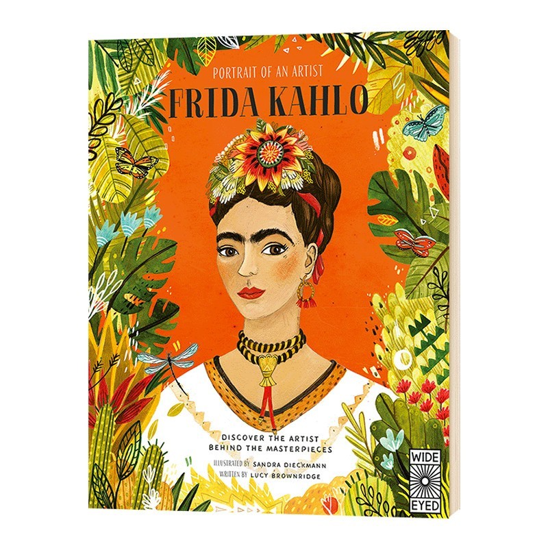 原版 portrait of an artist: frida kahlo 一位艺术家的肖像 弗里达