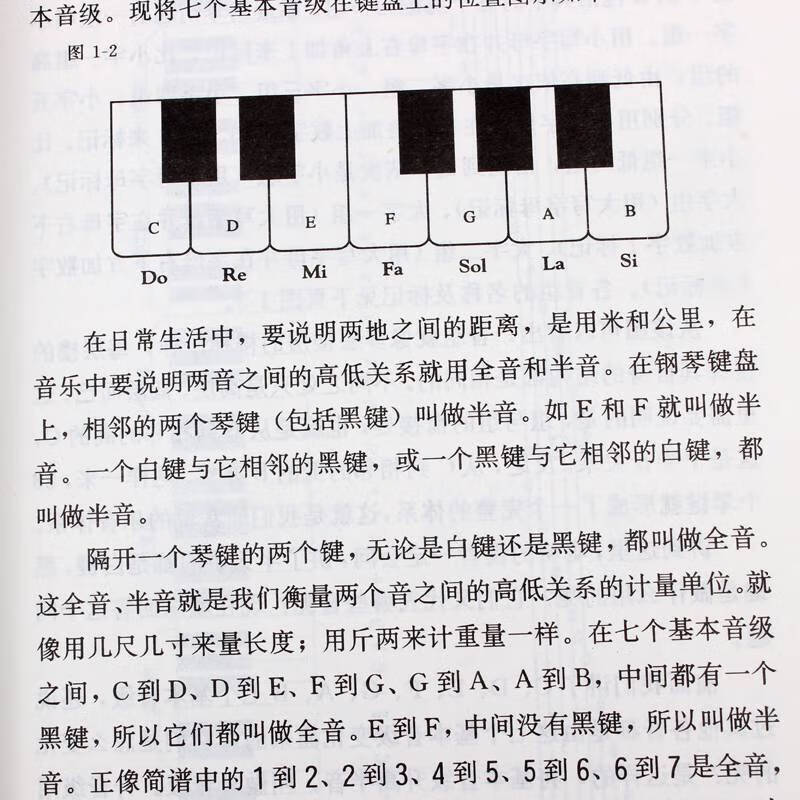 五线谱入门基础教程从零起步学习音乐理论书李重光识谱教学乐理书人民