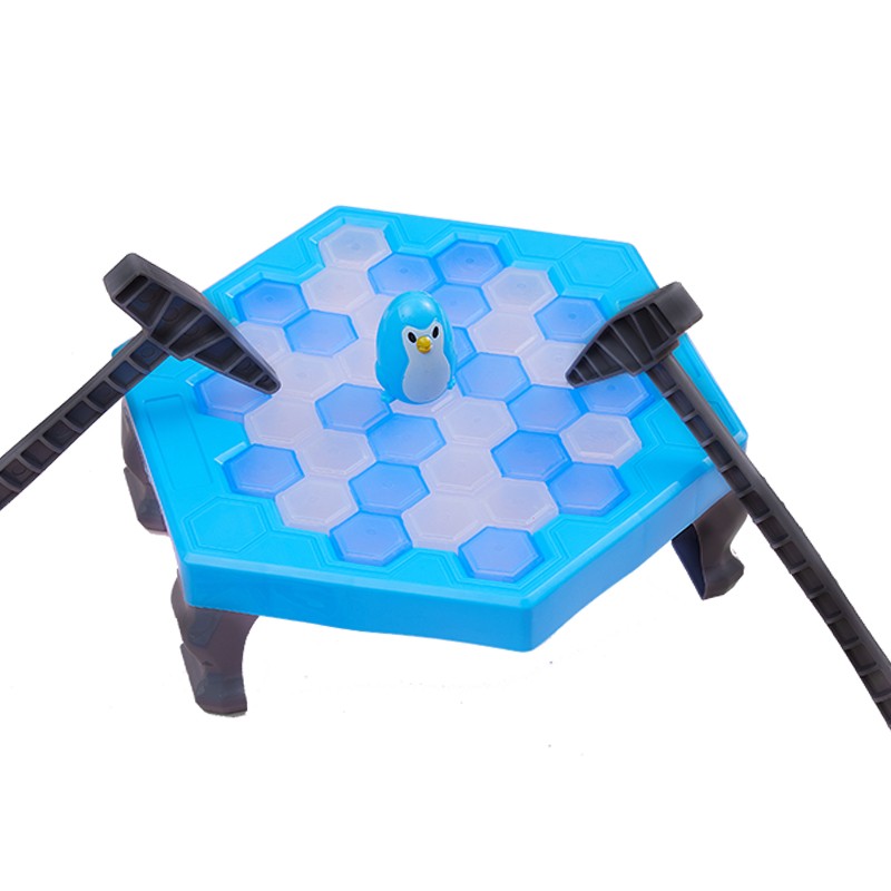 拯救企鹅砸冰块敲冰块破冰儿童桌游玩具亲子游戏 小号 14*16cm