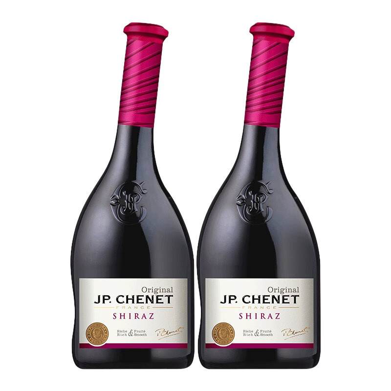 香奈经典西拉干红葡萄酒红酒歪脖子酒750ml法国原装进口团建送礼 香奈