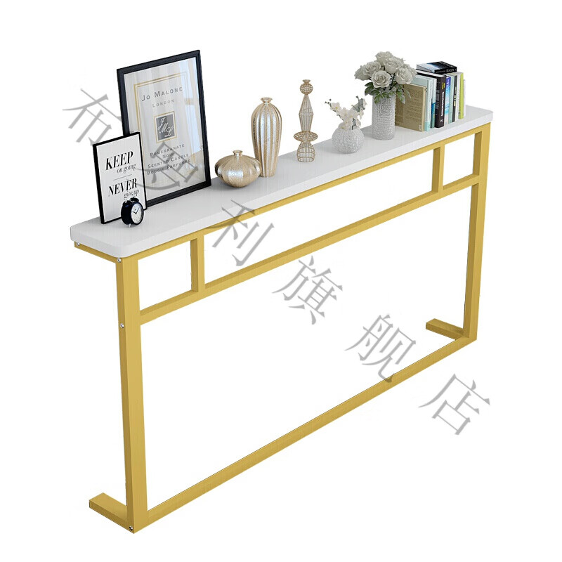 布罗利靠墙窄置物架床边缝隙收纳多层客厅长条桌夹缝暖气片沙发后窄架子 长200宽20高100