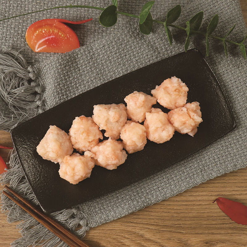 聚春园虾滑150g*2新鲜挤袋手打火锅商用海底捞青虾滑速冻半成品虾球