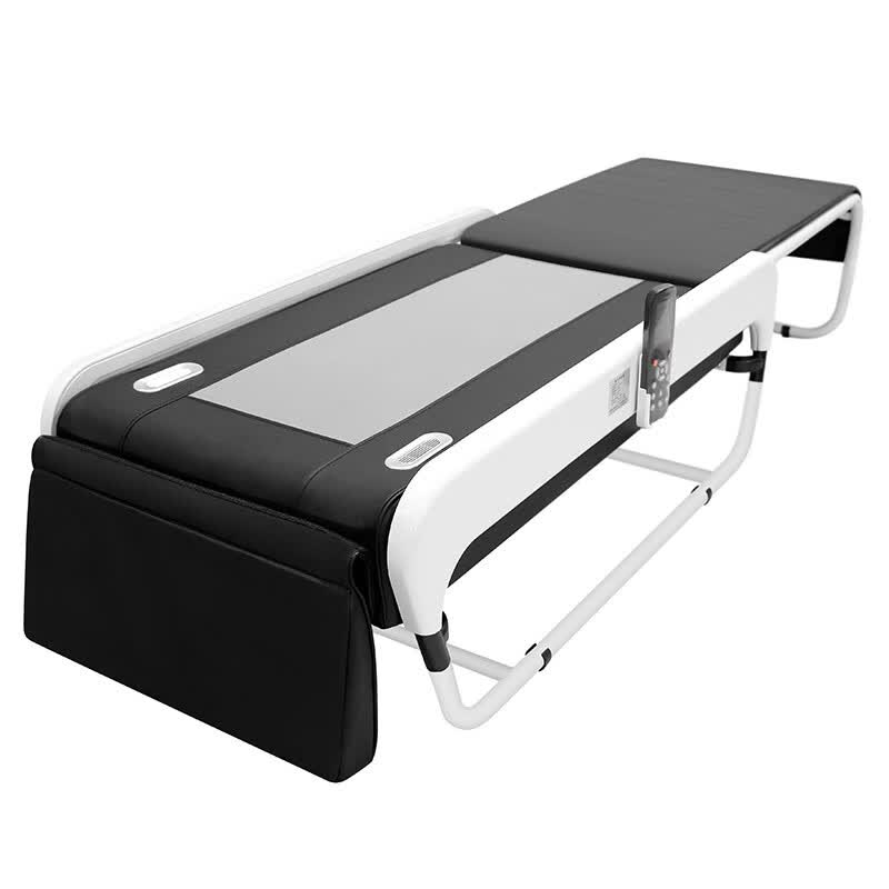 健康欣喜来多功能玉石温热温玉电动按摩床全身推拿家用 经典款(黑2f白