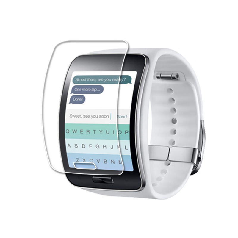 艾么么 适用三星手表膜active/40/42/44mm保护膜gear fit手环高清防爆