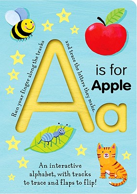 英文原版 a代表苹果 纸板书 儿童早教 低幼翻翻纸板书 a is for apple