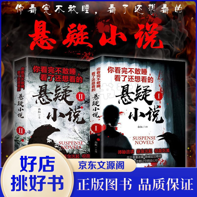 全2册 你看完不敢睡，看了还想看的悬疑小说Ⅰ+II 侦探推理中国科幻青少年悬疑惊悚恐怖小说鬼故事书籍