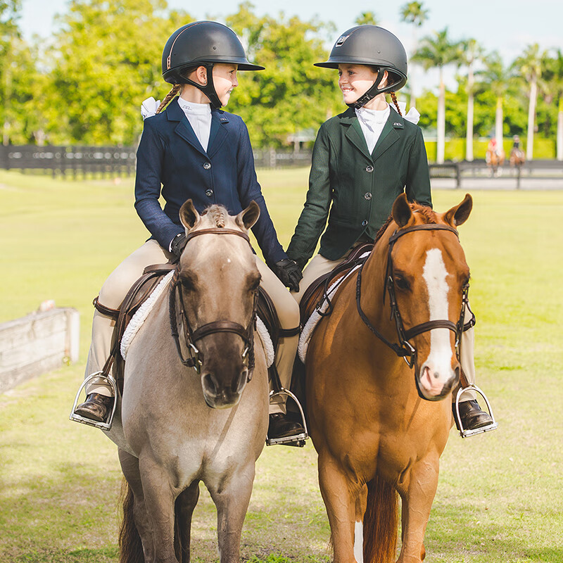 意大利aa儿童马术西服障碍比赛西服骑士服网眼透气夏季款轻薄透气