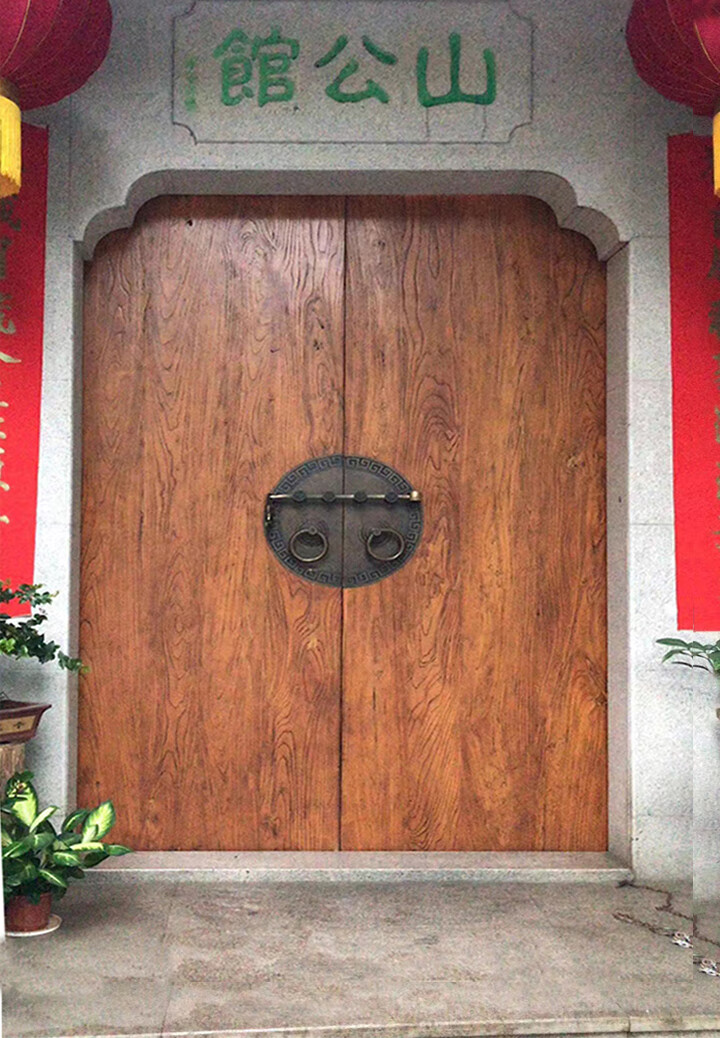 迪洛德宏圣昌实木仿古大门老式木门中式别墅大门庭院门双开门农村大门