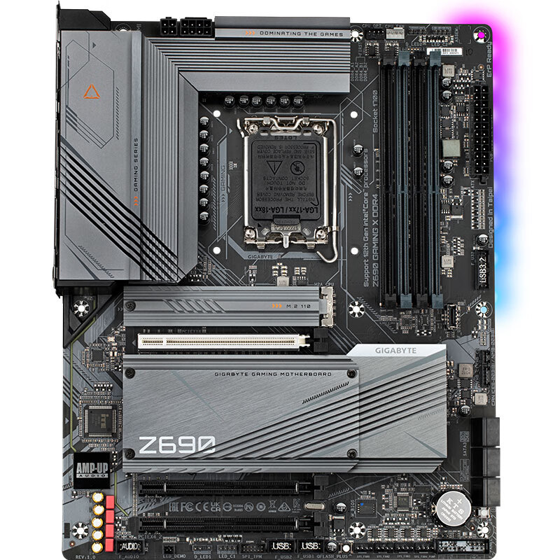 技嘉 魔鹰 Z690 GAMING X DDR4 主板 支持CPU 12900K/12700K/DDR4内存（Intel Z690/LGA 1700）