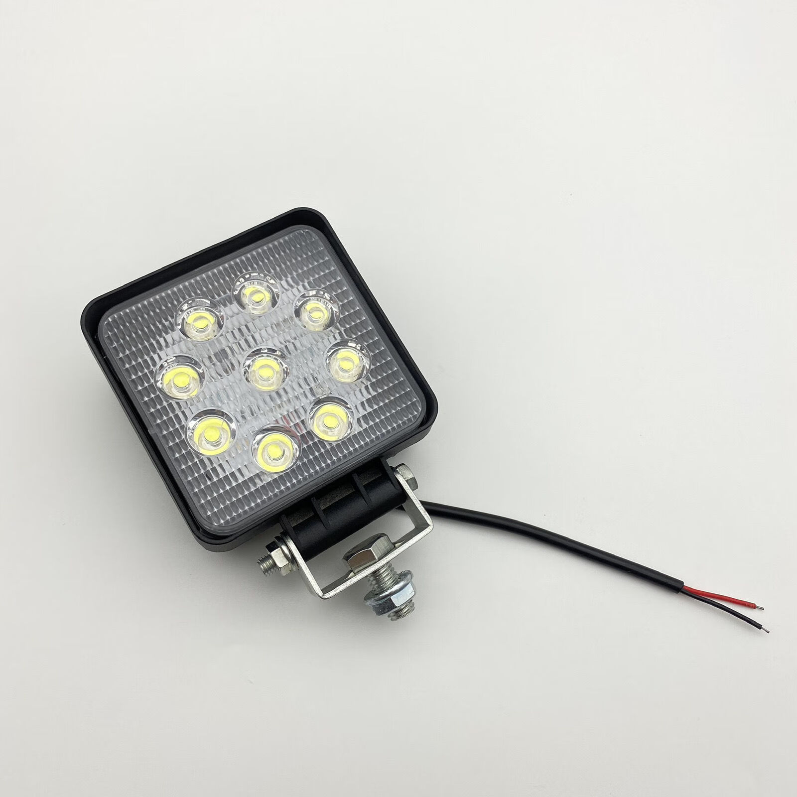 clcey挖机灯叉车大灯12伏led灯农用车24伏led铲车吊车货车12-80伏 9珠