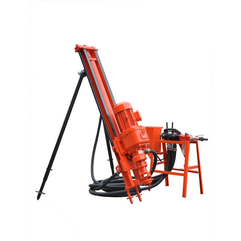 定制kqd100潜孔钻机山体打孔分体式小型锚杆钻机支架式矿山 潜孔钻机k