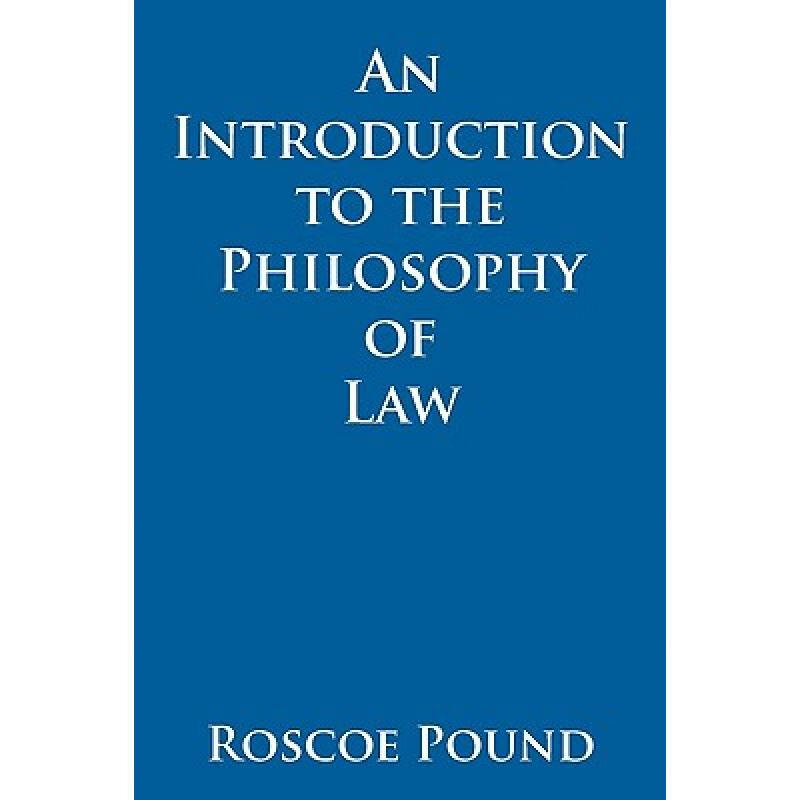 预订 An Introduction to the Philosophy of Law