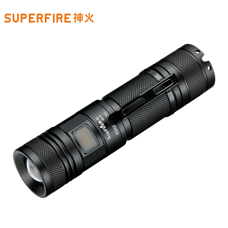神火(supfire)强光手电 15w 5档变光 强光远射 p50灯珠 四核灯芯 户外
