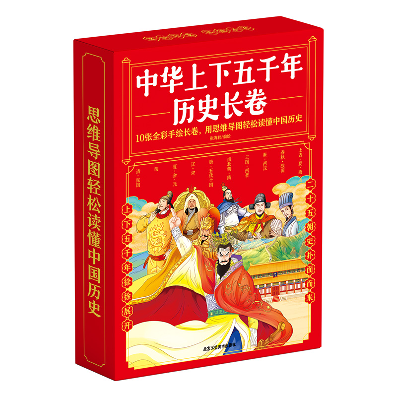 图文精彩解读知识展现华夏五千年历史中国 中华上下五千年历史长卷