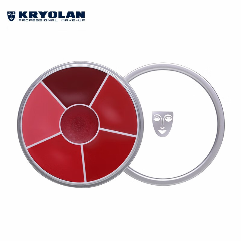KRYOLAN歌剧魅影维E多用膏六色口红盘唇膏保湿持久生日礼物送女友 #F 经典百搭