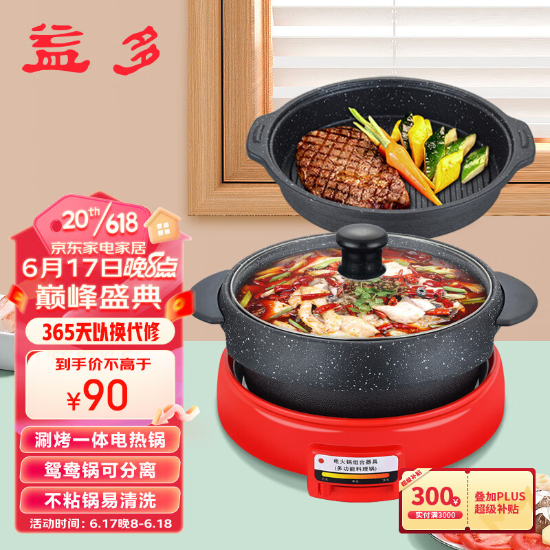 LZW-1602电烤锅价格走势及购买建议|京东看多功能锅历史价格曲线