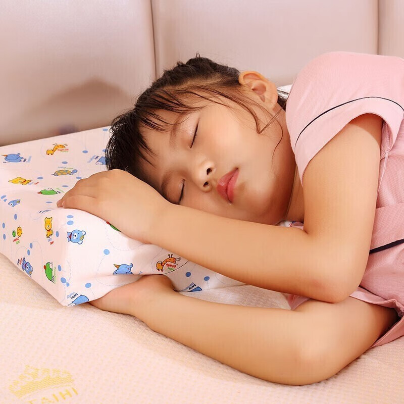 泰嗨（TAIHI）天然乳胶枕头儿童乳胶枕泰国进口天然乳胶枕头学生枕护枕芯 国内发货 小儿童枕