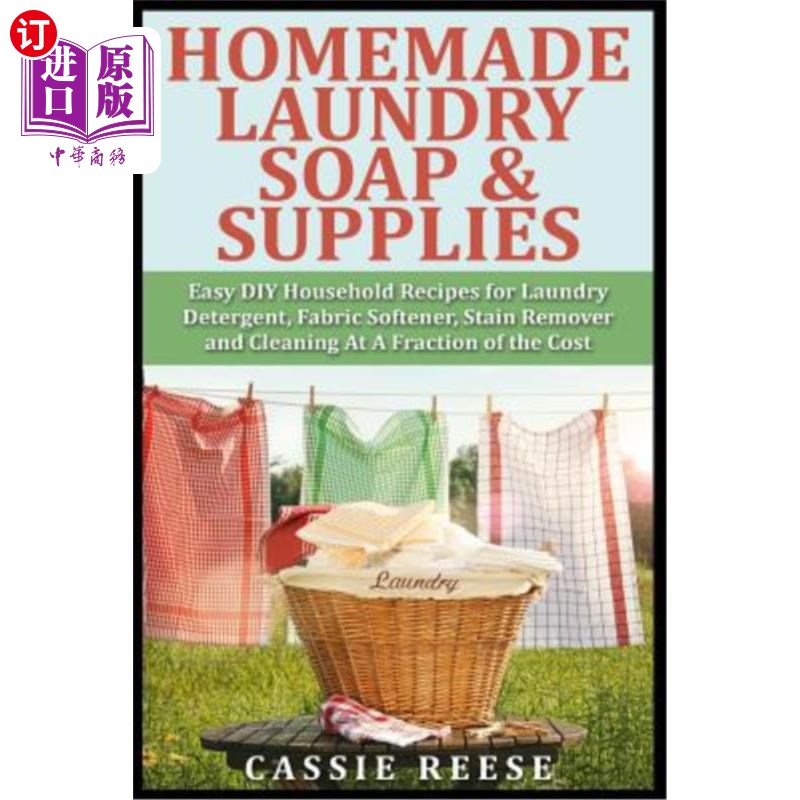海外直订homemade laundry soap & supplies: easy diy household