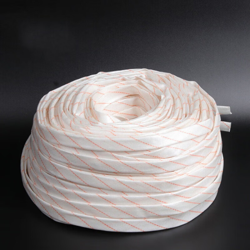 曼坤电工电线护套玻纤套管 布线绝缘套管 黄腊管 1500v整卷 直径3mm