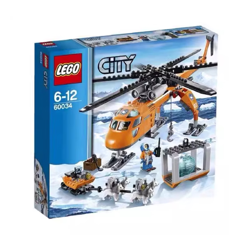 乐高(lego)city城市组系列 拼插积木儿童玩具生日礼物 北极起重直升机