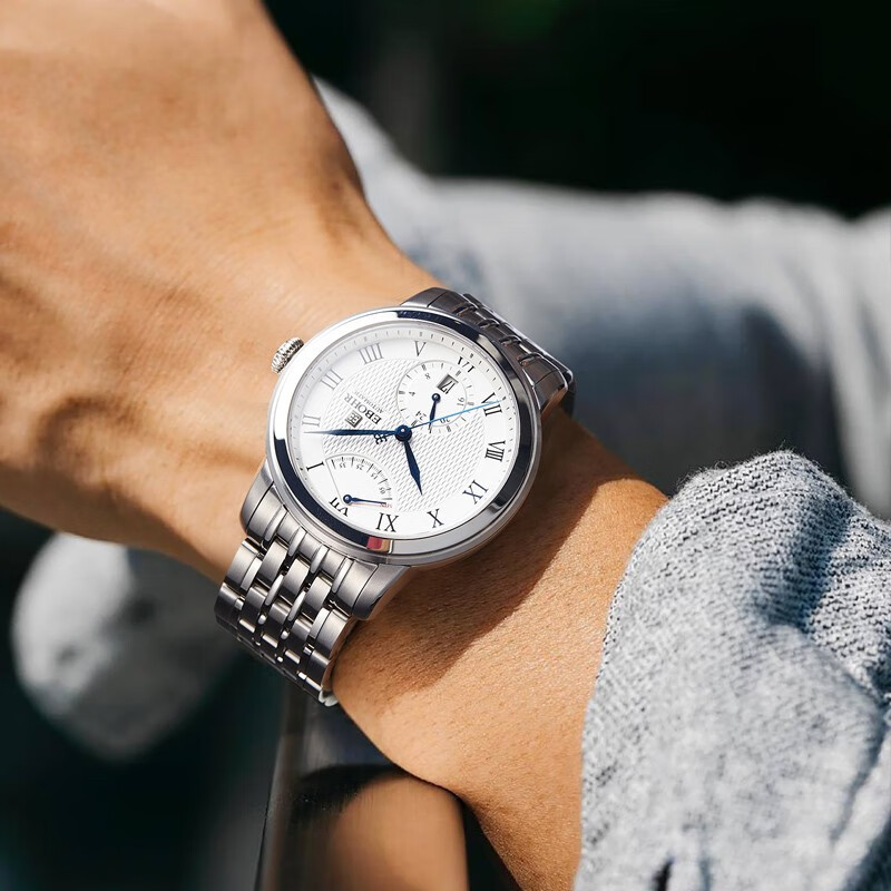 依波（EBOHR）【商场同款】大师系列手表男士自动机械表国表生日礼物防水送男友 凛冽刚 10840115