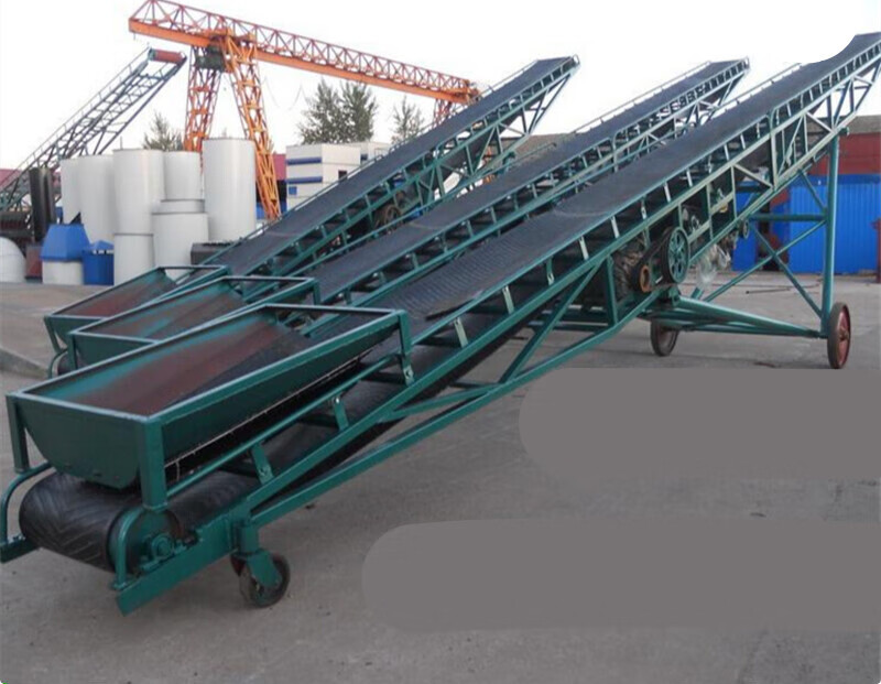 移动升降装车输送机皮带传送机传送带小型输送机传输机流水线输送 8米