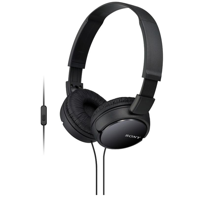 ᣨSONY MDR-ZX110AP ͷʽ߶3.5mmӿ ͨ ѧӢѧϰ칫 ʼǱֻ ɫ