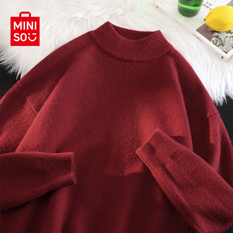 ���ڲ�����������Ʒ��MINISO������ë�����ﶬ����ǳɫϵ�ڴ����챣ů��������������Ʀ˧���� �������ޡ��ƺ� ���� ����� XL 180 (����140-160��)