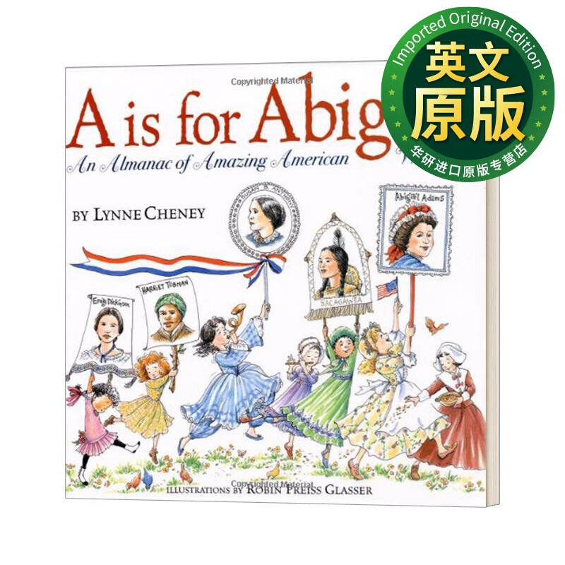 a is for abigail a代表阿比盖尔 美国历史上伟大的女性们 英文版