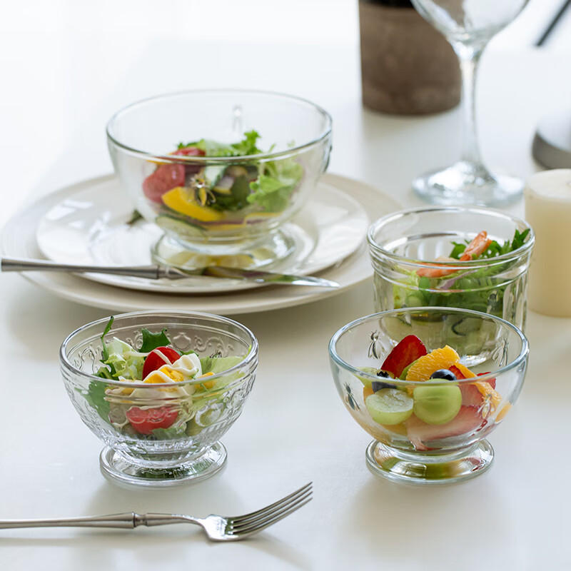 la rochere法国进口甜品碗果蔬沙拉碗水果碗冰激凌碗复古烘焙蛋糕甜品