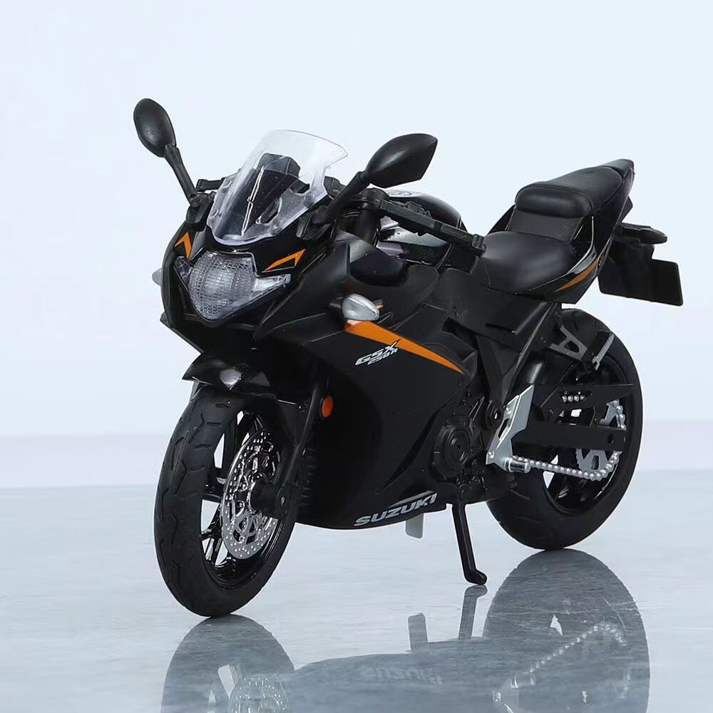 250sr仿真机车模型合金摩托车男生儿童玩具车礼物摆件 铃木gsx250r