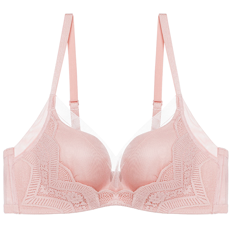 愛慕內(nèi)衣女無鋼圈聚攏國風(fēng)蕾絲性感柔軟網(wǎng)紗文胸胸罩山色空濛AM176741
