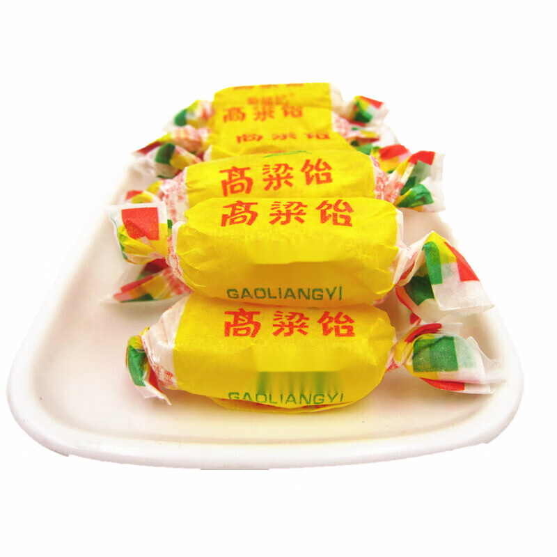 蕴召高粱饴软糖徐福记水果味糖老式怀旧软糖山东特产水果拉丝高 原味5