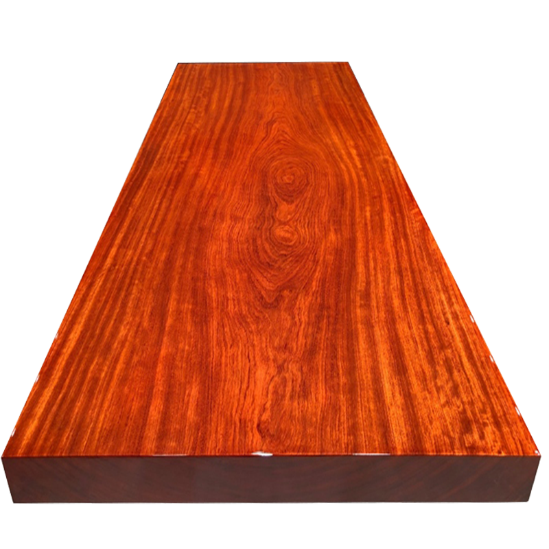 倾听木之歌  巴花大板茶桌实木茶桌椅组合纯实木大板桌简约现代茶台 巴花180*75*8.5+支架