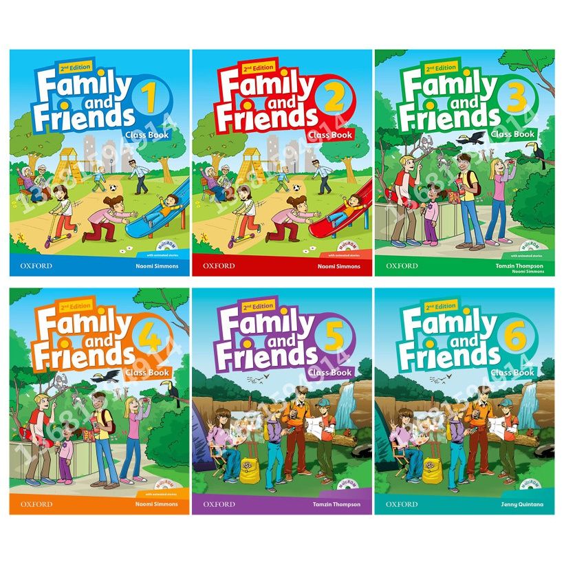 美版/英版Family and Friends starte 英版4级别SB+WB