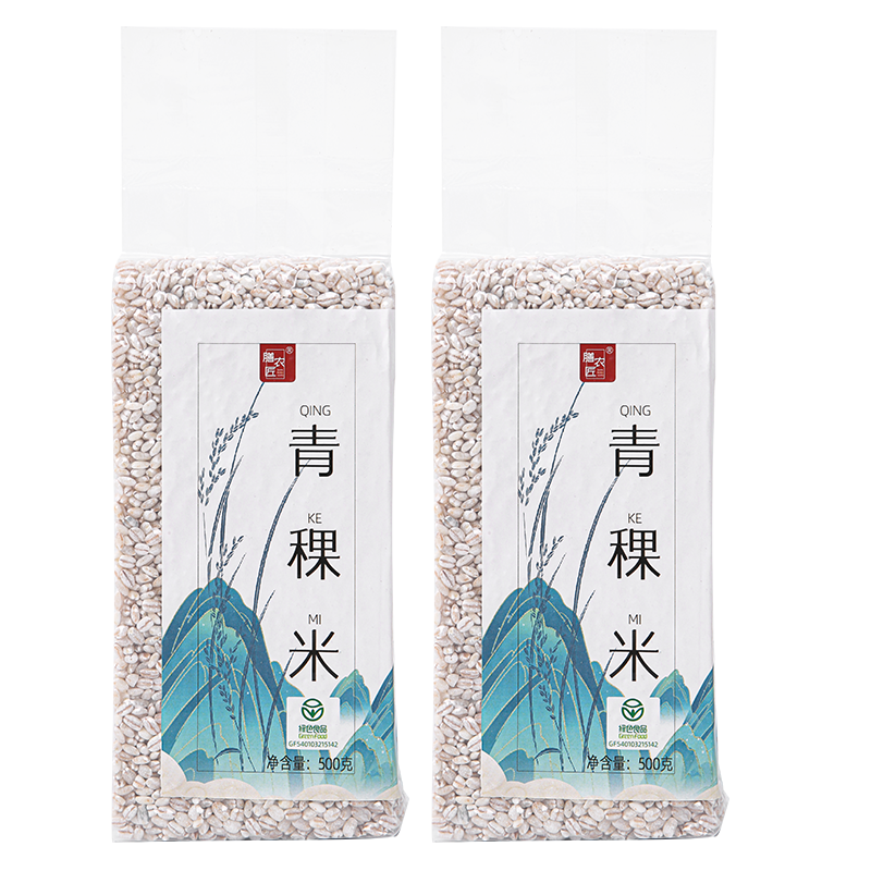 膳農(nóng)匠青海青稞新米尿糖人群食用主食高飽腹白青稞米粗糧雜糧米真空包裝 4斤【4袋推薦】