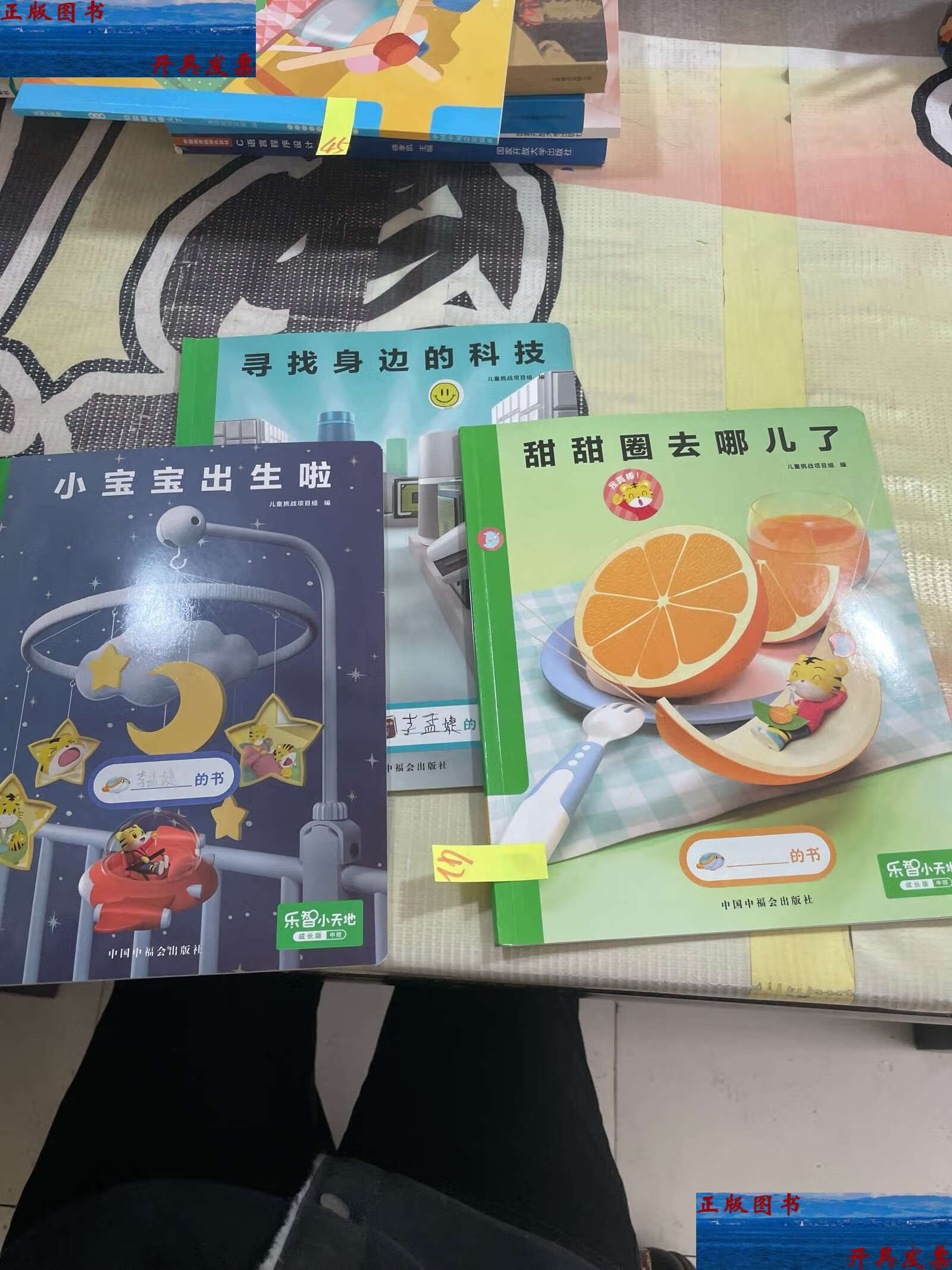 【二手9成新】乐智小天地 成长版 中班 甜甜圈去哪儿了,寻找身边的