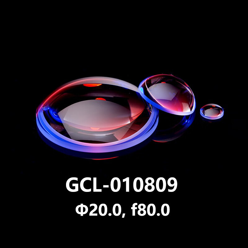 DHC GCL-0108系列Φ20 石英玻璃平凸透镜 大恒光电 GCL-010809