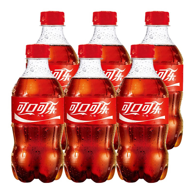 可口可乐 300ml装 迷你小瓶装汽水碳酸饮料 300mL6瓶可口可乐