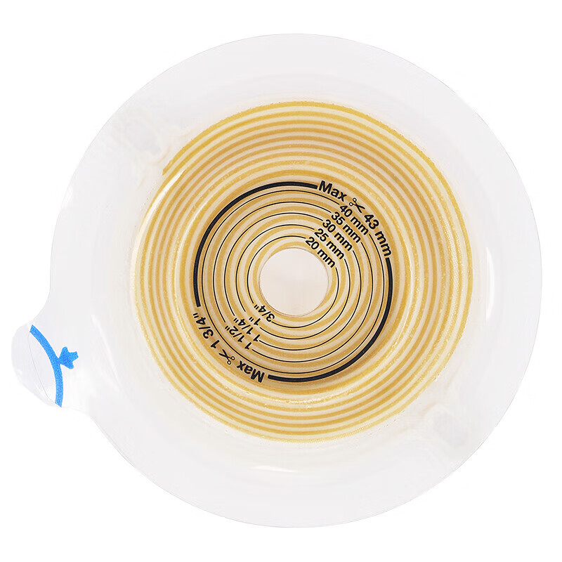 康乐保造口底盘特舒14249二件式凸面造口袋底盘 两件式造瘘袋底座60mm 14249凸面造口底盘（5个/盒）