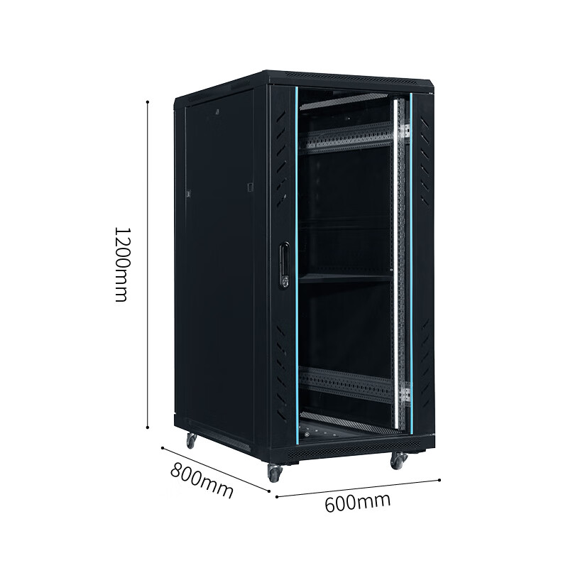 器机柜1000深1200深数据机房800宽布线机柜24u32u监控 加厚服务器机柜