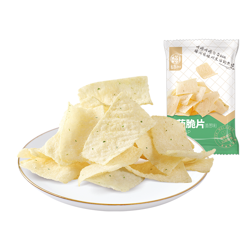 不可错过的美味休闲零食:华味亨香葱味山药脆片