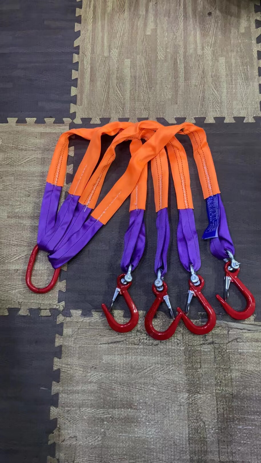 适用于国标工业吊装带起重吊带吊具成套组合吊索具吊钩2腿3腿4腿5吨