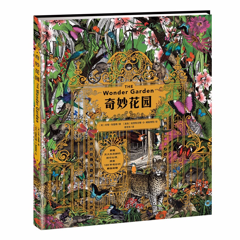 洛仑兹：奇妙花园 [3-6岁]精装 巨型科学画册绘本，科普专家与艺术大师的跨界属于什么档次？