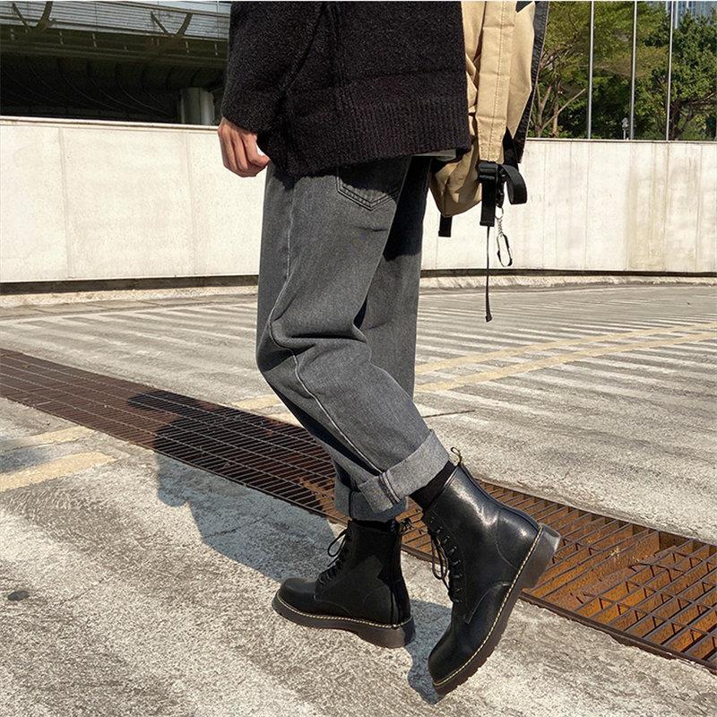 刚拓者搭配马丁靴的裤子搭配马丁靴裤子马丁靴配什么裤子男2022休闲风