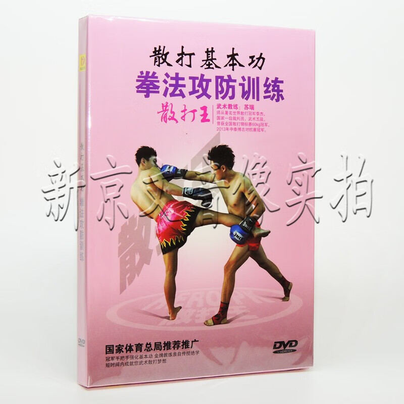 正版 散打基本功:拳法攻防训练dvd 散打王 教学苏瑞