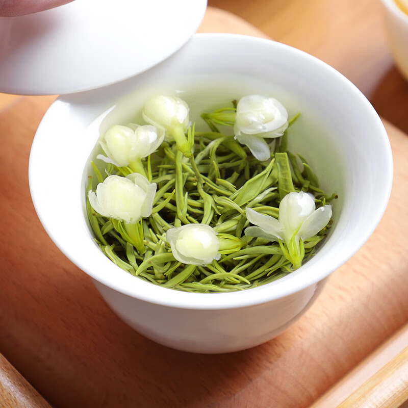 5折 陈一凡茉莉花茶川派飘雪精选大白毫全芽浓香茶叶新茶散装250g