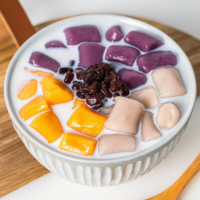 芋圆成品 手工大芋圆烧仙草组合套餐家用鲜芋仙西米露材料 三味大芋圆