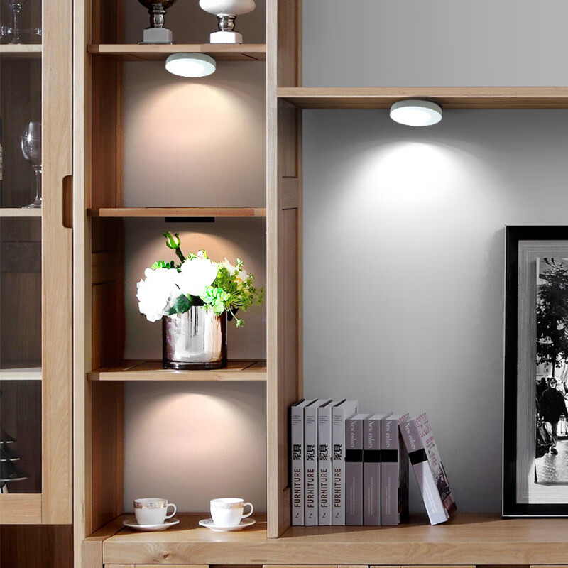 承梡超薄明装小射灯led筒灯3w柜台迷你免开孔微型珠宝橱柜酒柜灯1公分